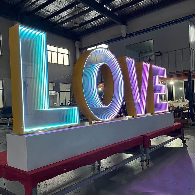 Custom Infinity Mirror Signs