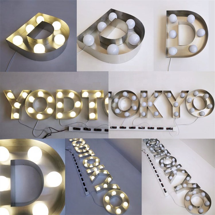 Marquee Lit-Up Letters